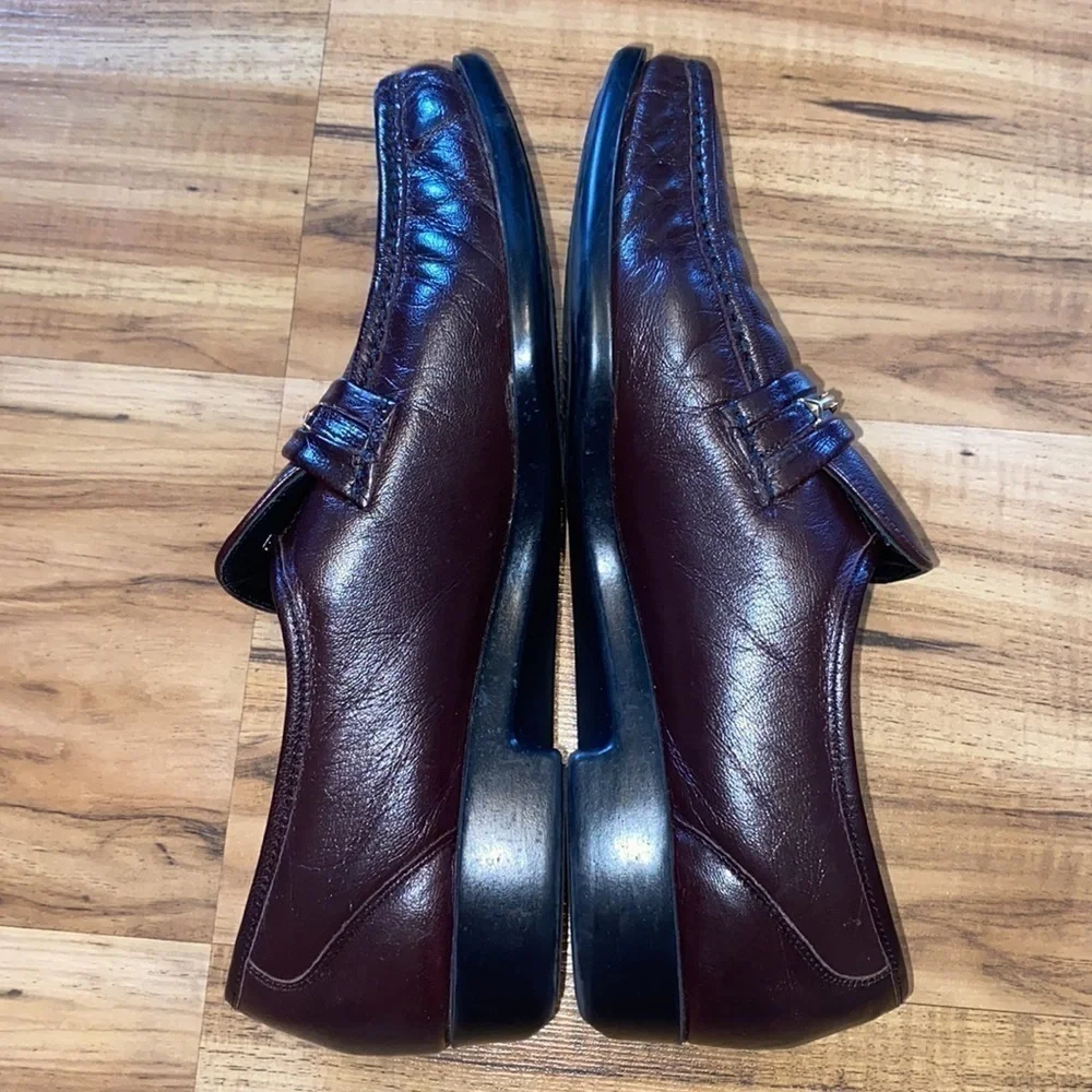 FLS Florsheim RIVA Moc Toe Bit Loafer, burgundy